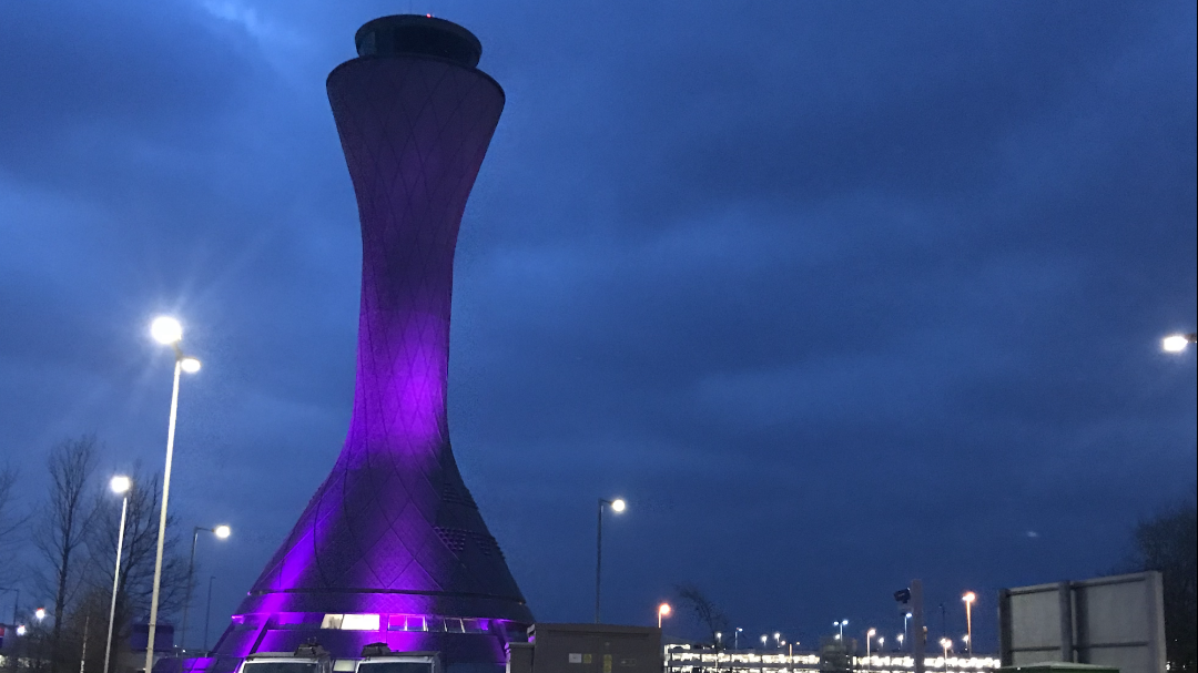 Edinburgh airport tower 
