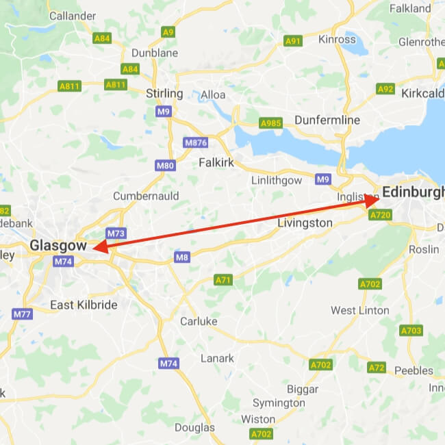 Taxi glasgow to and from edinburgh airport